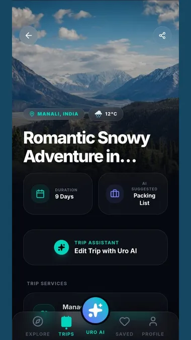 Trip Overview screenshot
